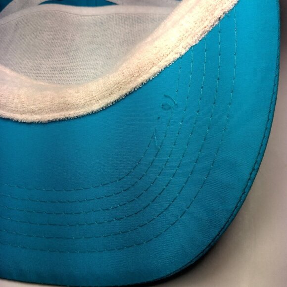 Vintage Brooklyn Freightliner Cap Hat Turquoise Blue Nylon Otto Cap Strap Back - Picture 12 of 14